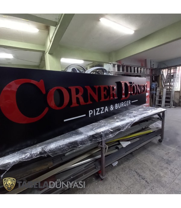 Corner Almanya Dönerci Tabelası