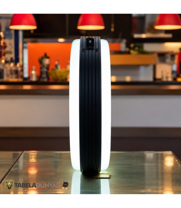 Jardin Coffee Hause 62 cm Işıklı Hazır Daire Tabela