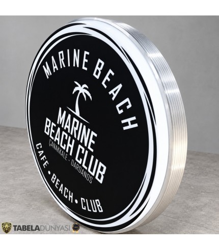 Marına Beach Cıft Taraflı Isıklı Hazır Tabela