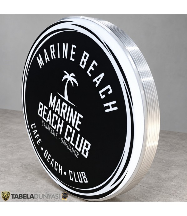 Marına Beach Cıft Taraflı Isıklı Hazır Tabela