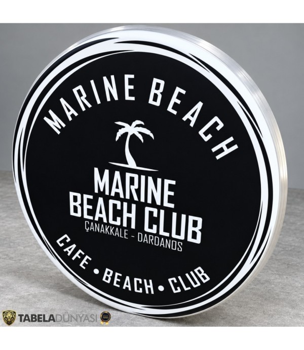 Marına Beach Cıft Taraflı Isıklı Hazır Tabela