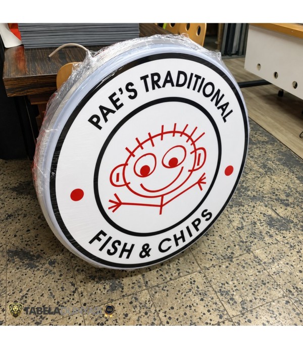 Pae’s Traditional Çift Taraflı Işıklı Hazır Tabela