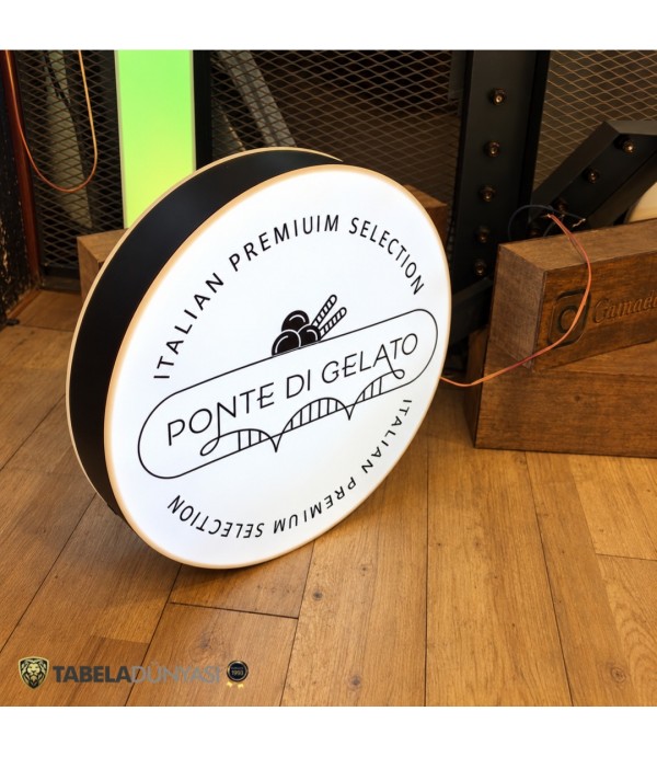 Ponte di Gelato Işıklı Hazır Daire Tabela
