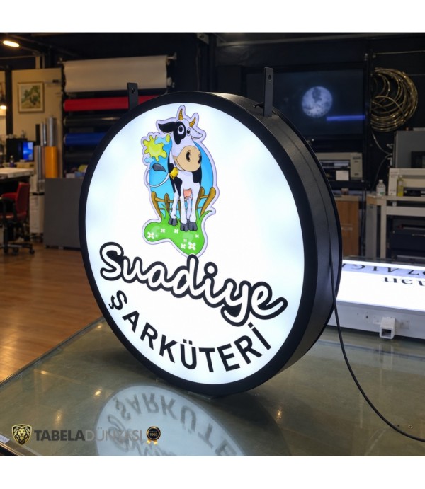 Suadiye Şarküteri Işıklı Hazır Daire Tabela