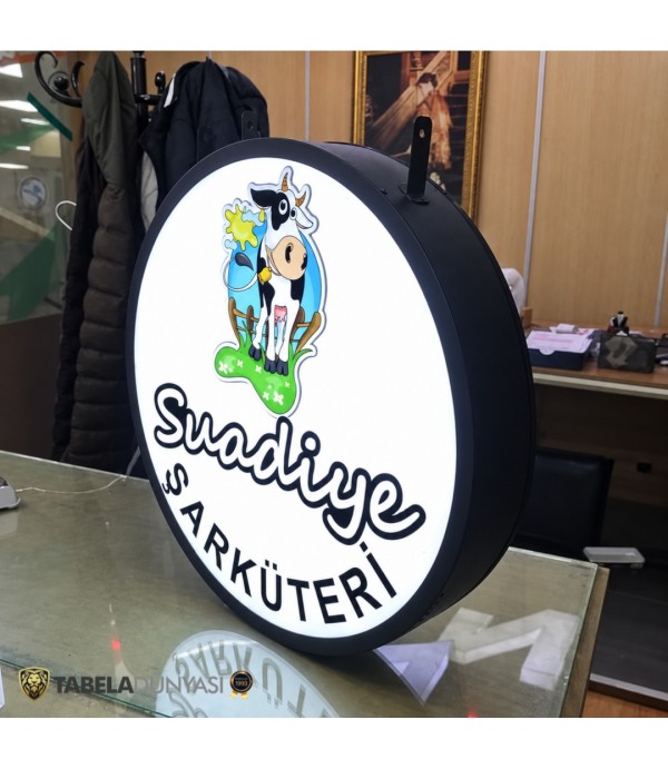 Suadiye Şarküteri Işıklı Hazır Daire Tabela