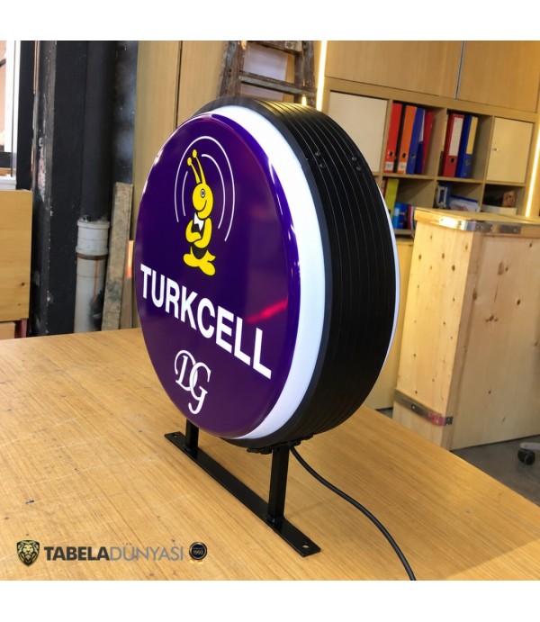 Turkcell DG İletişim Ayvalık Işıklı Daire Hazır Tabela
