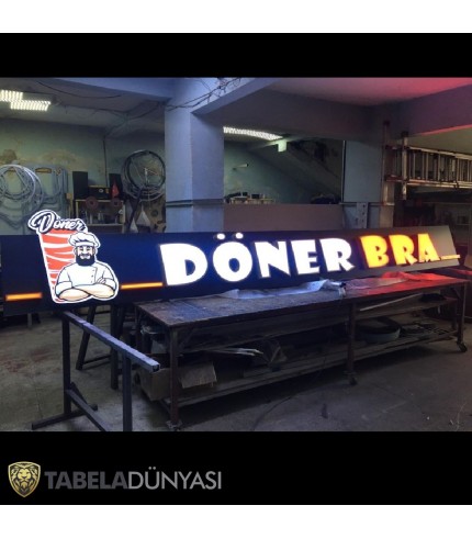 Almanya  Döner Bra Işıklı Tabela Tasarımı