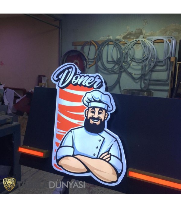 Almanya  Döner Bra Işıklı Tabela Tasarımı
