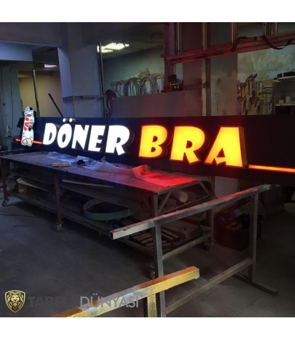 Almanya  Döner Bra Işıklı Tabela Tasarımı