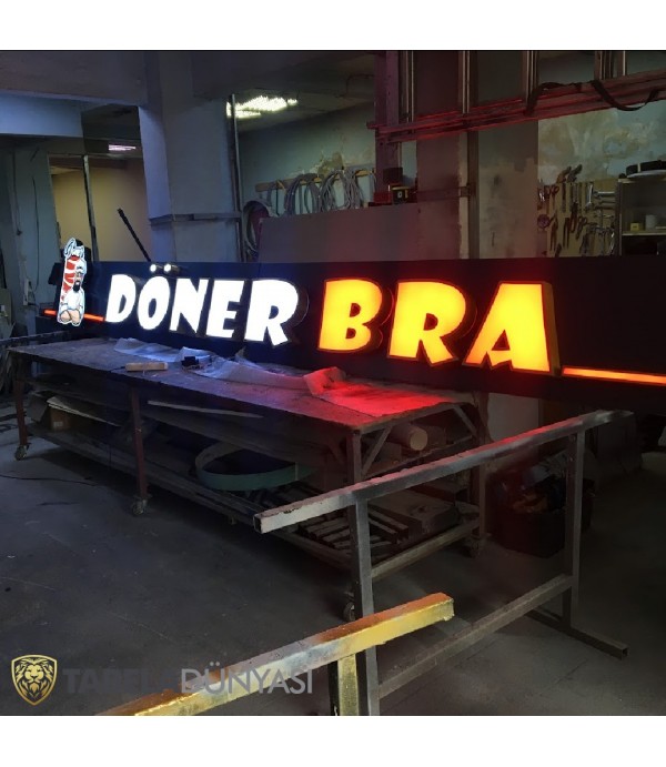 Almanya  Döner Bra Işıklı Tabela Tasarımı