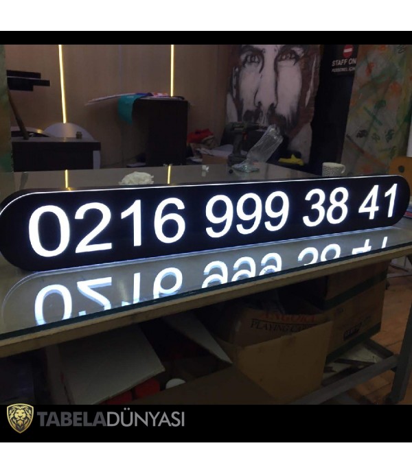 Pet Shop Cephesine Özel 3D LED Tabela
