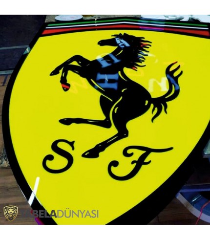 Ferrari SJ İsviçre Işıklı Tabela