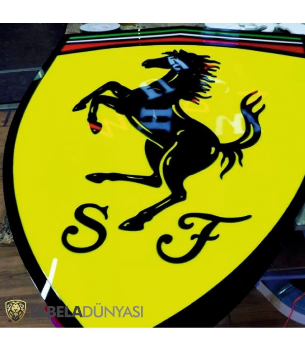 Ferrari SJ İsviçre Işıklı Tabela