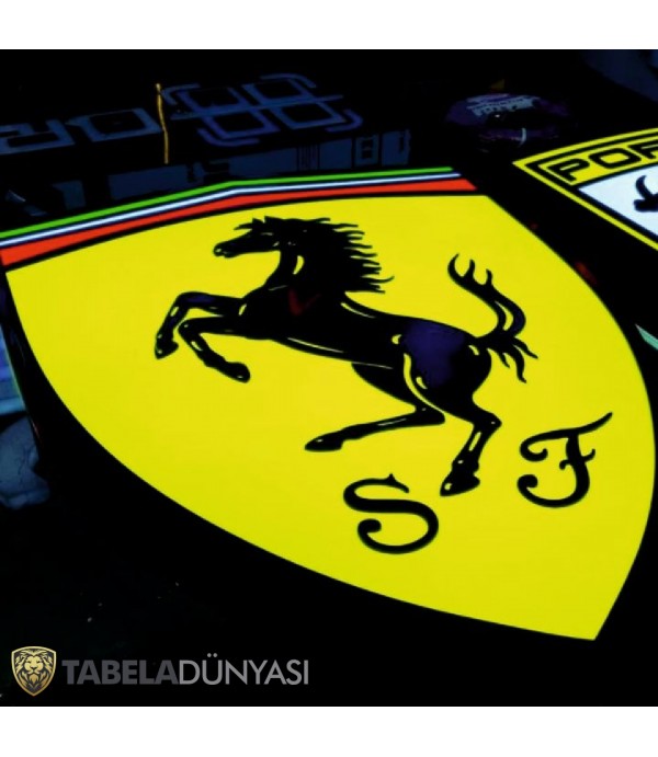 Ferrari SJ İsviçre Işıklı Tabela