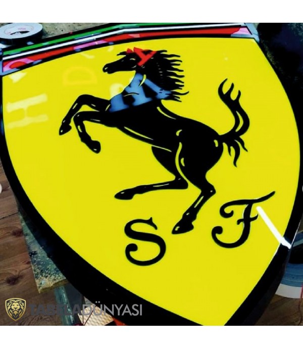 Ferrari SJ İsviçre Işıklı Tabela