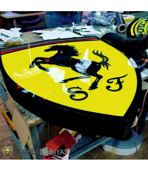 Ferrari SJ İsviçre Işıklı Tabela