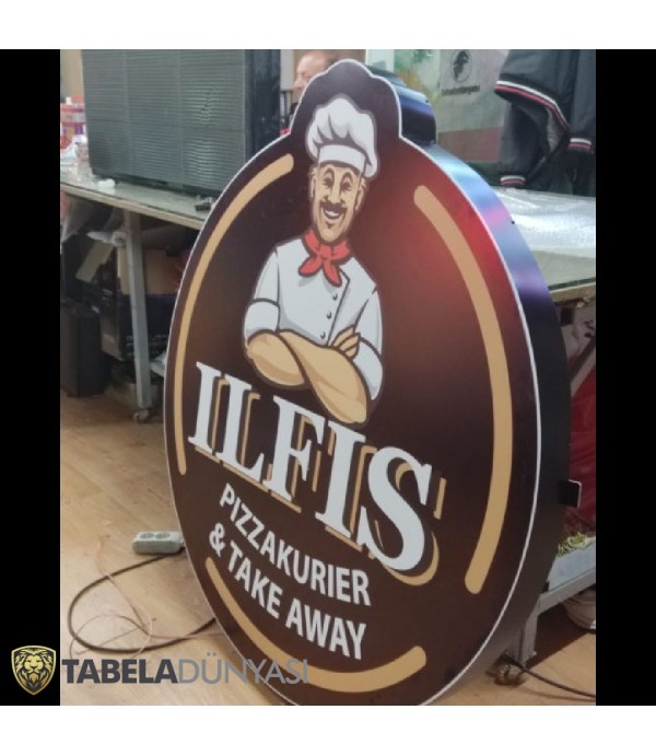 Iflis Pizza Almanya Işıklı Kutu Logo