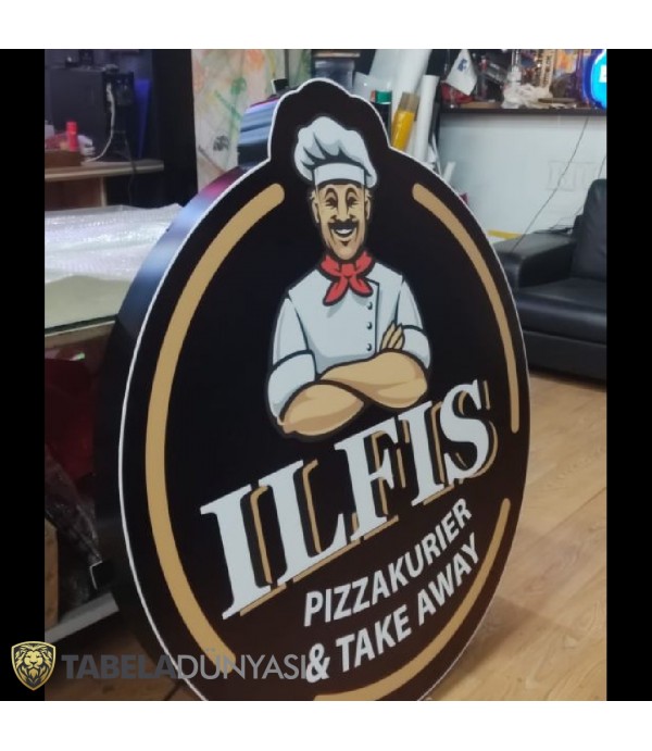 Iflis Pizza Almanya Işıklı Kutu Logo