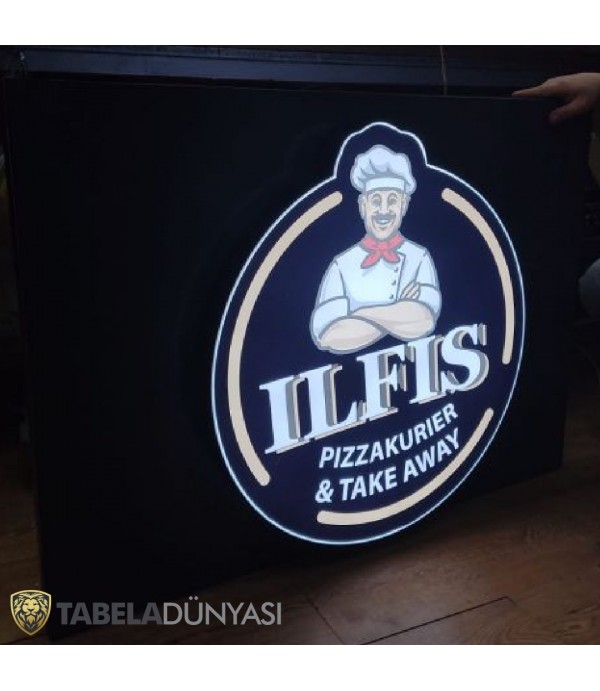 Iflis Pizza Almanya Işıklı Kutu Logo