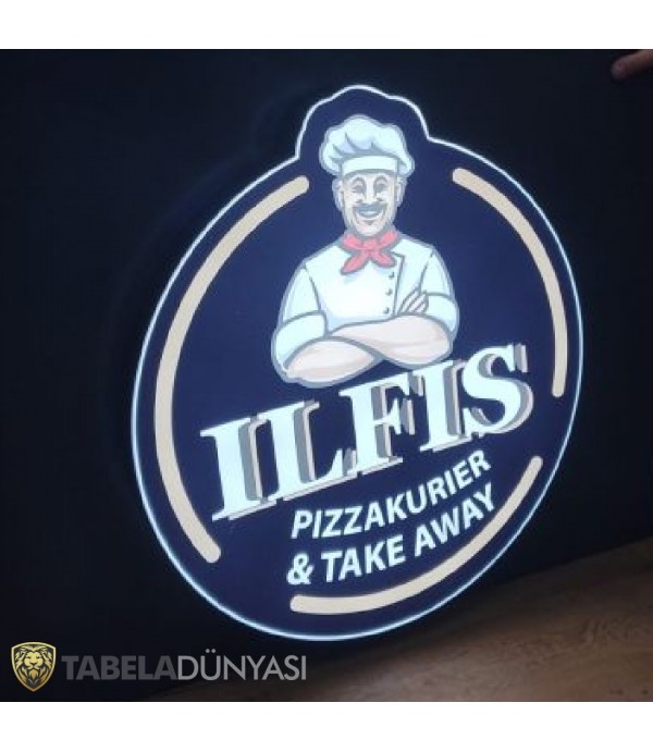 Iflis Pizza Almanya Işıklı Kutu Logo