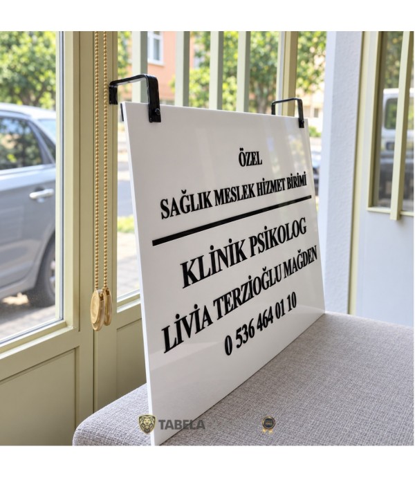 Livia Terzioğlu Mağden Klinik Psikolog Tabelası