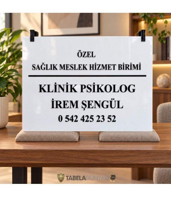 Suadiye İrem Şengül sağlık meslek hizmet birimi tabelası