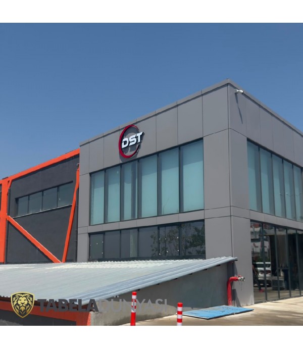 DST Otomotiv  Tuzla çift cephe ışıklı alın tabelası