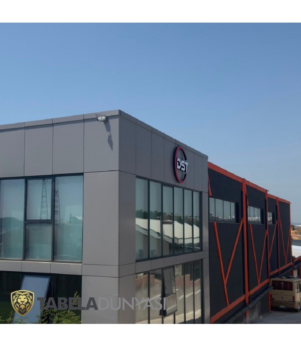DST Otomotiv  Tuzla çift cephe ışıklı alın tabelası