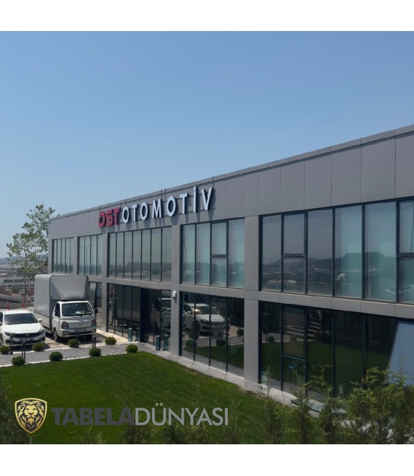 DST Otomotiv  Tuzla çift cephe ışıklı alın tabelası