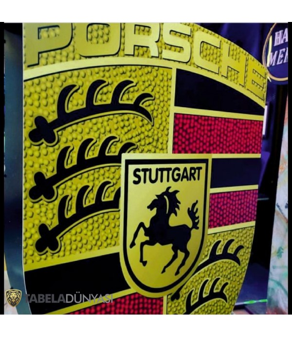 Porsche Stuttgart Işıklı Tabela