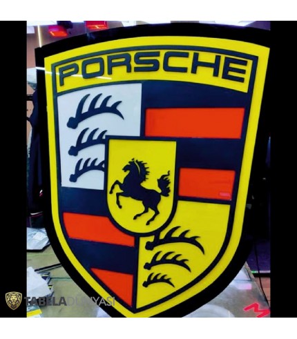 Porsche ışıklı tabela isviçre