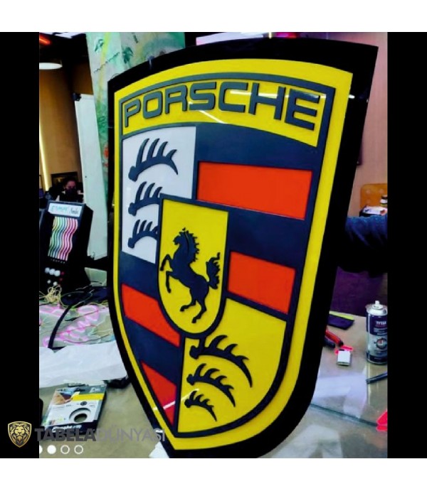 Porsche ışıklı tabela isviçre