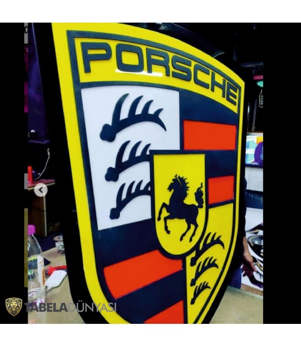 Porsche ışıklı tabela isviçre