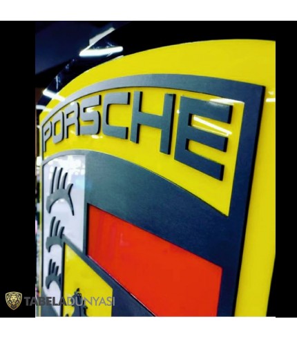 Porsche Işıklı Tabela