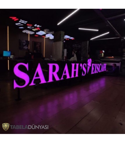 Sarah’s Almanya RGB LED Kutu Harf Tabela
