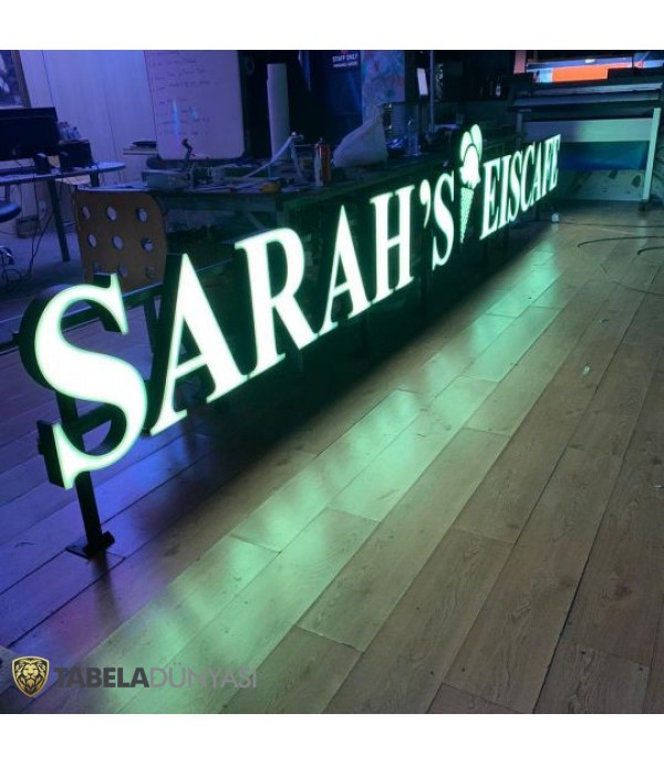 Sarah’s Almanya RGB LED Kutu Harf Tabela
