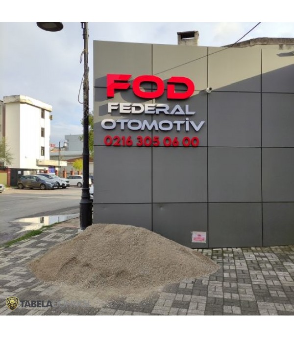 Federal Otomotiv Işıklı Kutu Harf