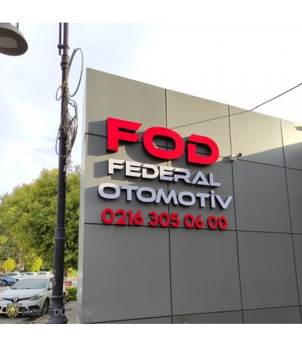 Federal Otomotiv Işıklı Kutu Harf