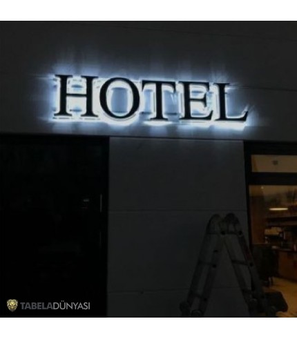 Hotel Işıklı Kutu Harf Tabela