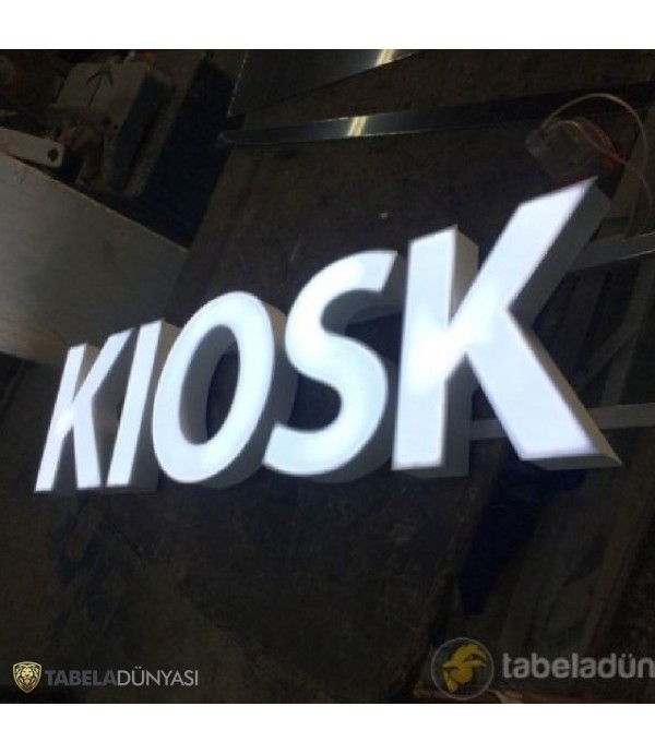 Kiosk Main Kutu Harf Tabela