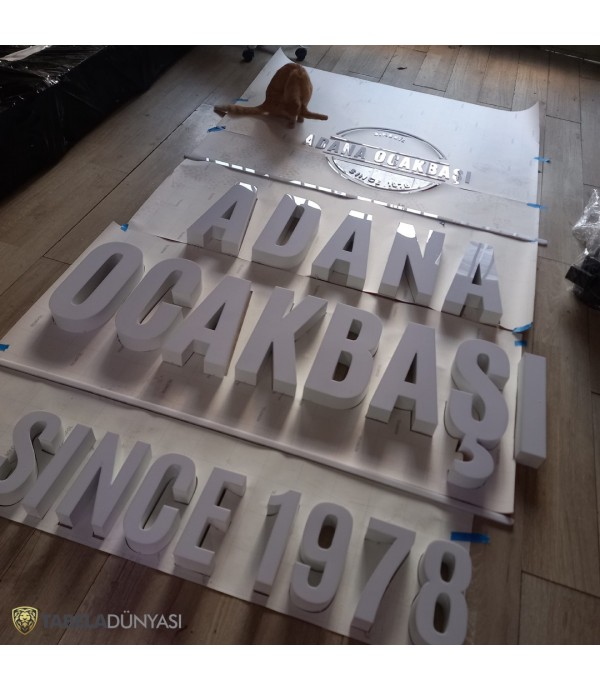 Adana Ocakbaşı Işıklı Pleksi Kutu Harf Tabela