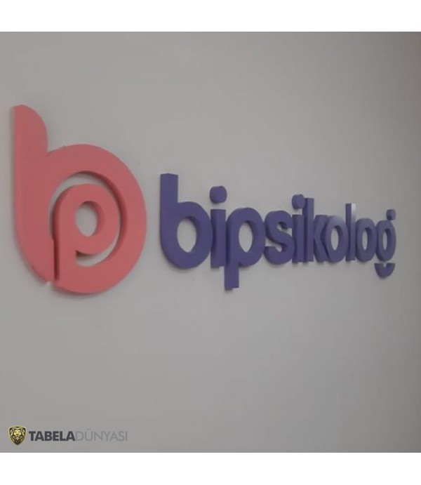 Bipsikolog Alüminyum Işıksız Kutu Harf