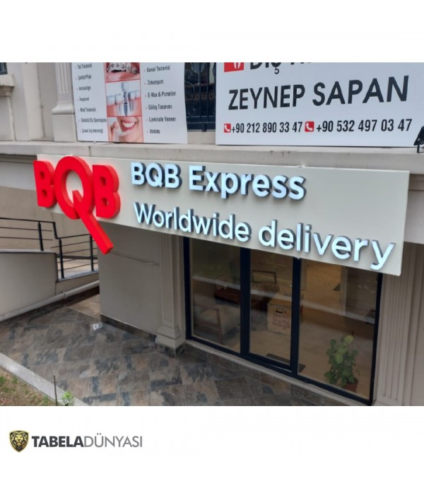 BQB Express Işıklı Kutu Harf Tabela
