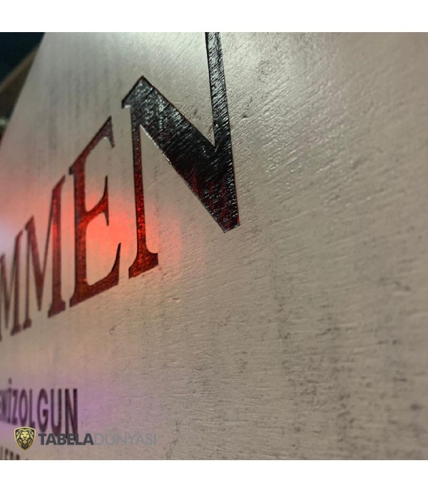Drammen Ahşap Oyma Tabela