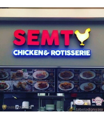 Semt Chiken Işıklı Tabela