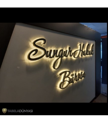 Sungur Hukuk Endirekt Aydınlatma Alüminyum Kutu Harf