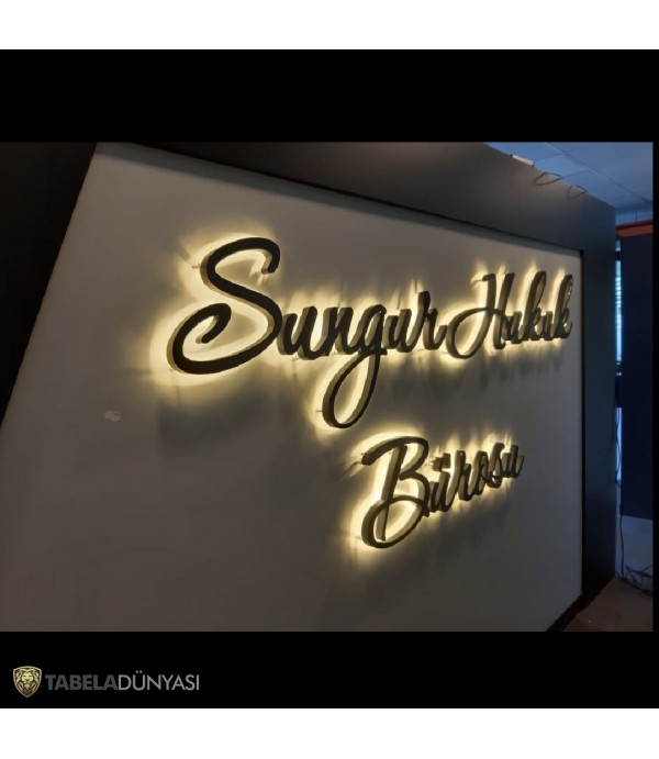 Sungur Hukuk Endirekt Aydınlatma Alüminyum Kutu Harf