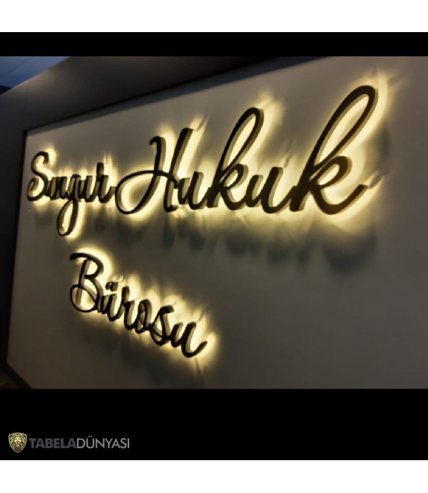Sungur Hukuk Endirekt Aydınlatma Alüminyum Kutu Harf