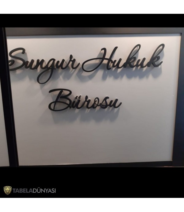 Sungur Hukuk Endirekt Aydınlatma Alüminyum Kutu Harf