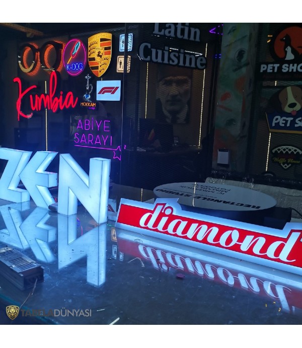 ZEN Diamond Albania Işıklı Tabela